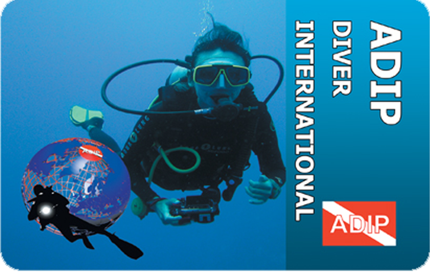 Plongeur enthousiaste de Triton Diving avec certification Diver 1 ADIP, explorant le monde sous-marin serein de Playa del Carmen.